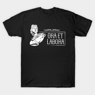 Latin saying - Ora et Labora T-Shirt